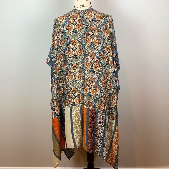 🔥 Vintage Inspired Paisley Kimono Duster NWT - Picture 5 of 8
